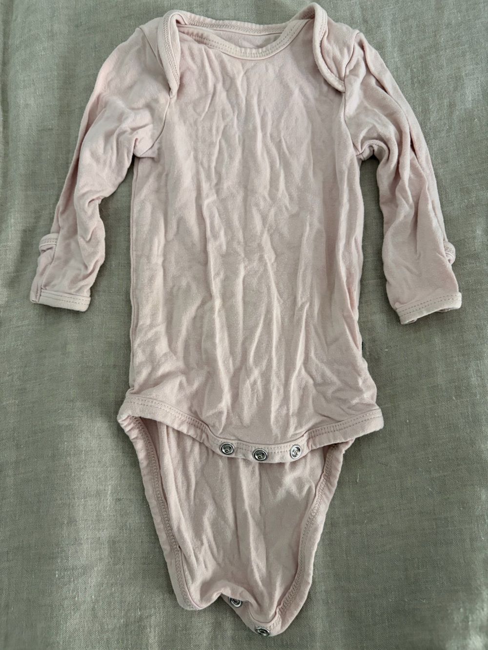 Kyte BABY Dusty Rose Long Sleeve Infant Bodysuit